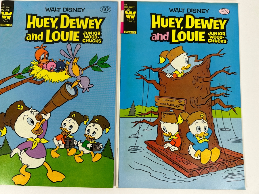 (6) Whitman Walt Disney Huey, Dewey And Louie Junior Woodchucks Comic Books	 [Photo 7]
