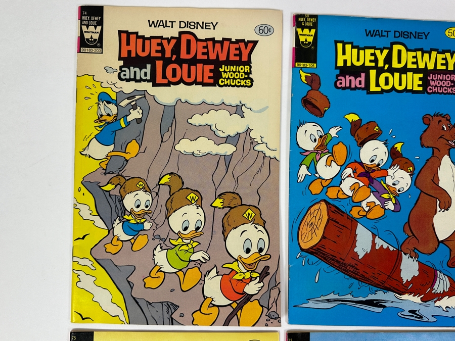 (6) Whitman Walt Disney Huey, Dewey And Louie Junior Woodchucks Comic Books	 [Photo 2]