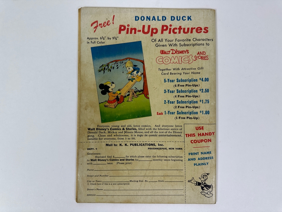 Vintage 1948 Dell Comics Walt Disney's Comics And Stories No. 96 Comic Book [Photo 4]