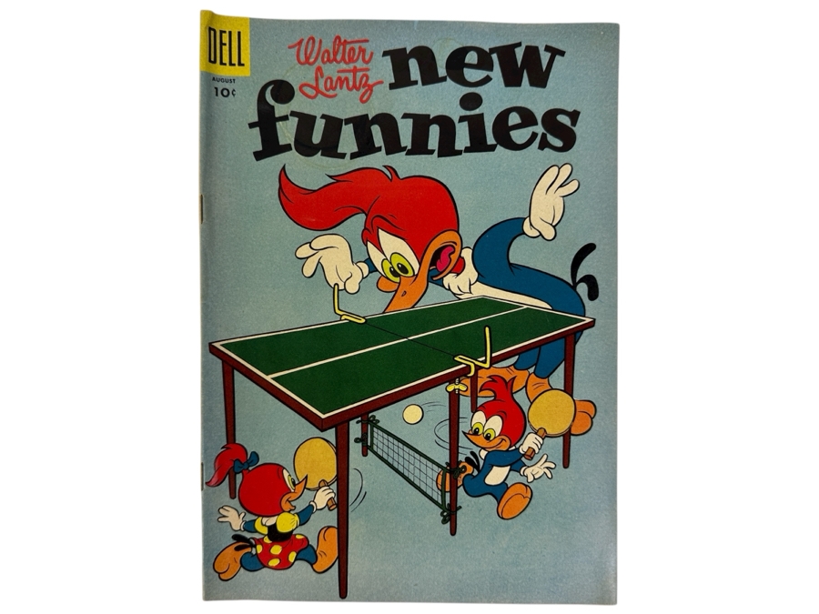 Vintage 1955 Dell Comics Walter Lantz New Funnies No. 222 Comic Book Woody Woodpecker