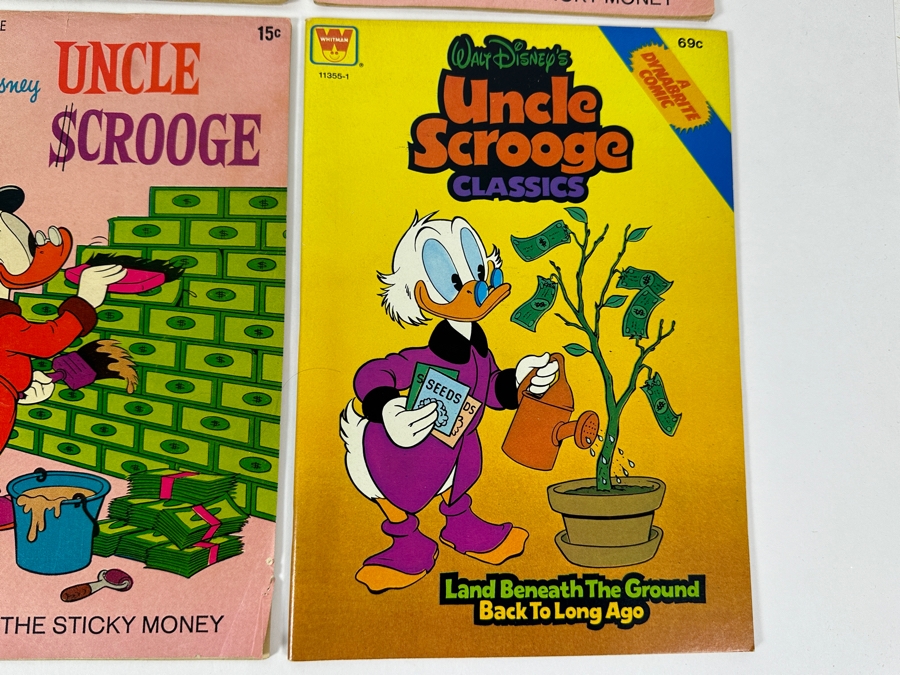 (6) Gold Key Comics / Whitman Walt Disney Uncle Scrooge Comic Books [Photo 7]