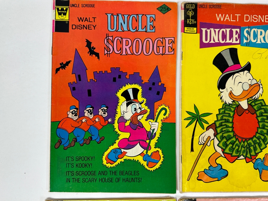(6) Gold Key Comics / Whitman Walt Disney Uncle Scrooge Comic Books [Photo 2]