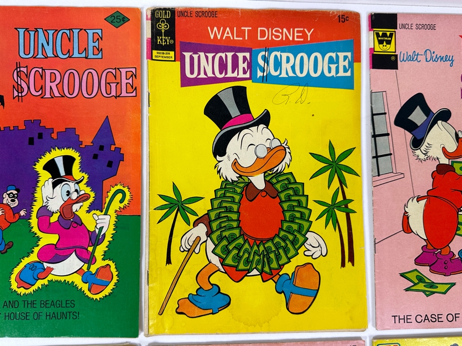 (6) Gold Key Comics / Whitman Walt Disney Uncle Scrooge Comic Books [Photo 3]