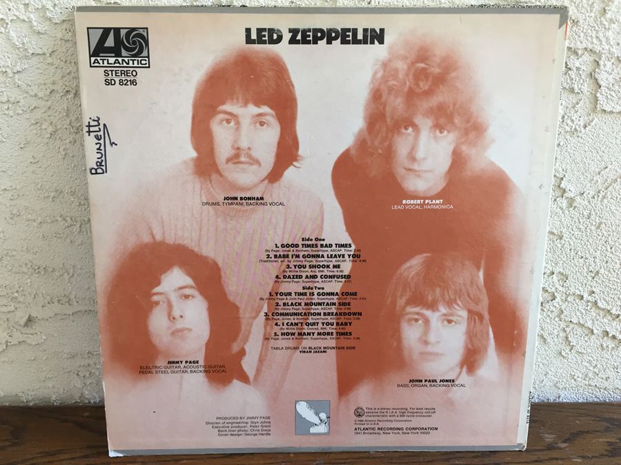 Led Zeppelin ‎- Led Zeppelin - Atlantic ‎- SD 8216 [Photo 2]