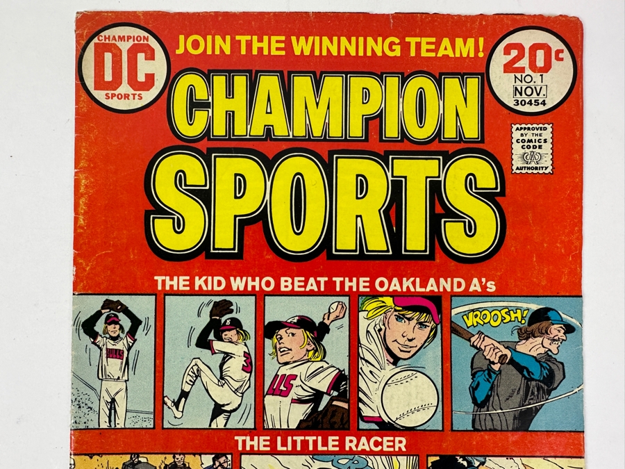 Vintage 1973 DC Comics Champion Sports No. 1 Comic Books [Photo 2]