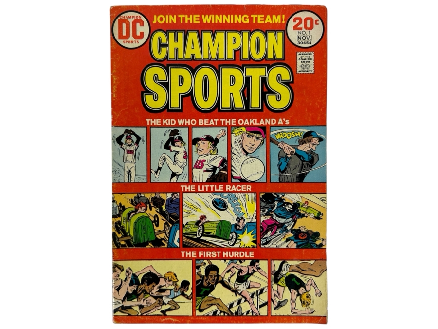 Vintage 1973 DC Comics Champion Sports No. 1 Comic Books