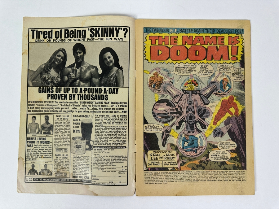 Vintage 1968 Marvel Comics Fantastic Four No. 84 Comic Book [Photo 5]