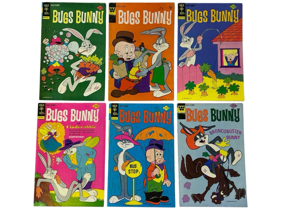 (6) Gold Key Comics / Whitman Bugs Bunny Comic Books