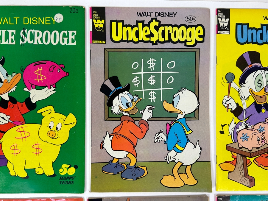 (6) Whitman Walt Disney Uncle Scrooge Comic Books [Photo 3]