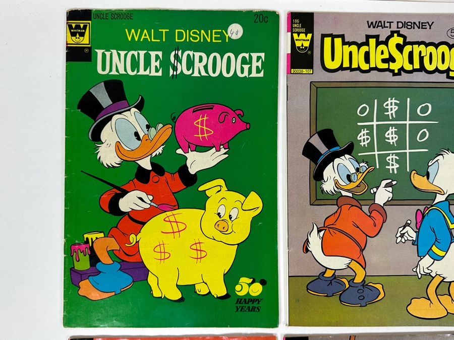 (6) Whitman Walt Disney Uncle Scrooge Comic Books [Photo 2]