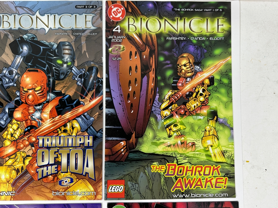 (9) DC Comics LEGO Bionicle Comic Books No. 1-9 [Photo 5]