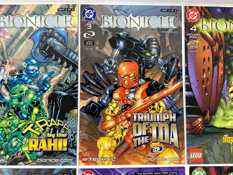 (9) DC Comics LEGO Bionicle Comic Books No. 1-9 [Photo 4]