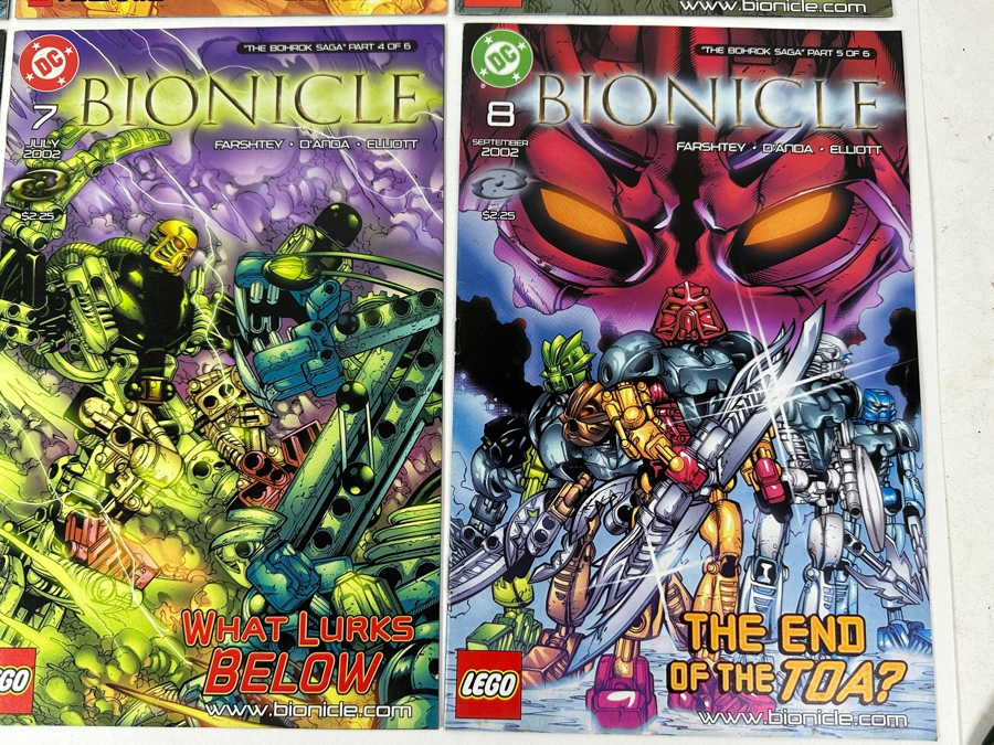 (9) DC Comics LEGO Bionicle Comic Books No. 1-9 [Photo 9]