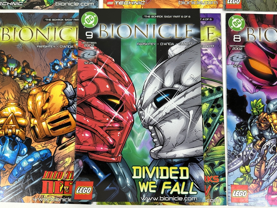 (9) DC Comics LEGO Bionicle Comic Books No. 1-9 [Photo 10]