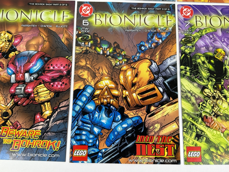 (9) DC Comics LEGO Bionicle Comic Books No. 1-9 [Photo 7]