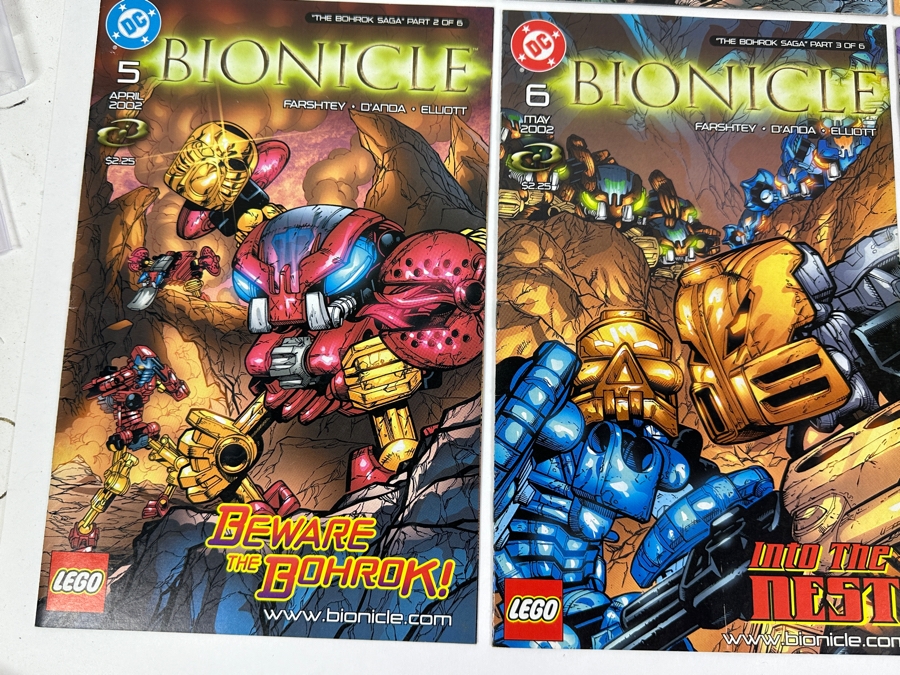(9) DC Comics LEGO Bionicle Comic Books No. 1-9 [Photo 6]
