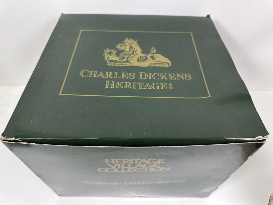 Limited Edition (Limited To 1996) Department 56 Heritage Village Collection Dickens' Village Series 'The Grapes Inn' 5th Edition, 1996 With Original Box [Photo 13]