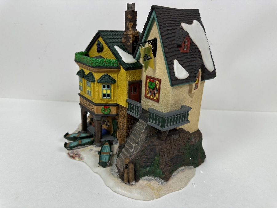 Limited Edition (Limited To 1996) Department 56 Heritage Village Collection Dickens' Village Series 'The Grapes Inn' 5th Edition, 1996 With Original Box [Photo 7]