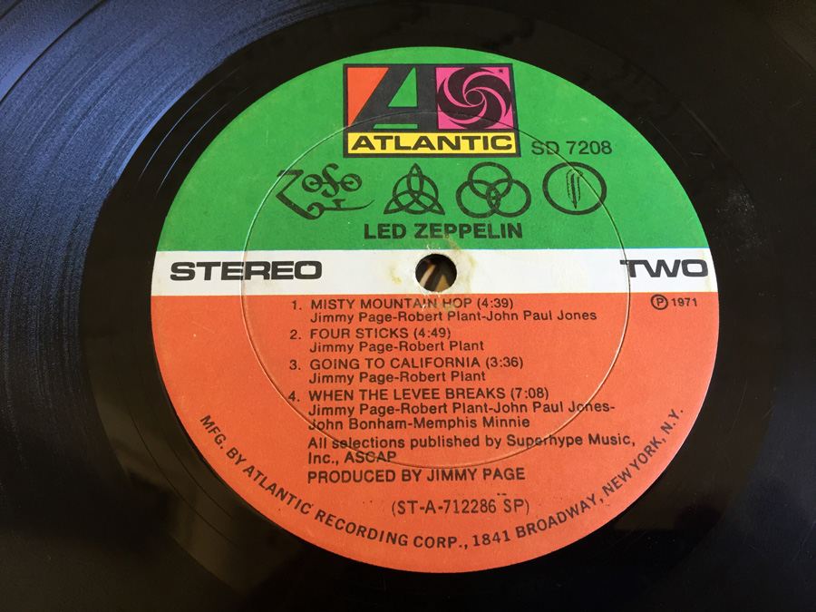 Led Zeppelin ‎– Untitled -  Atlantic ‎- SD 7208 [Photo 7]