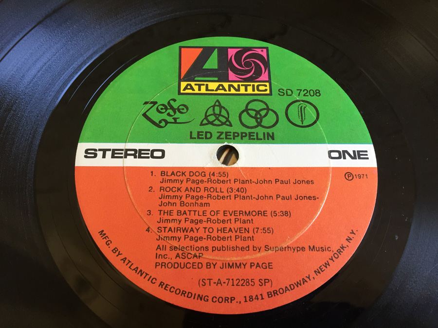 Led Zeppelin ‎– Untitled -  Atlantic ‎- SD 7208 [Photo 5]
