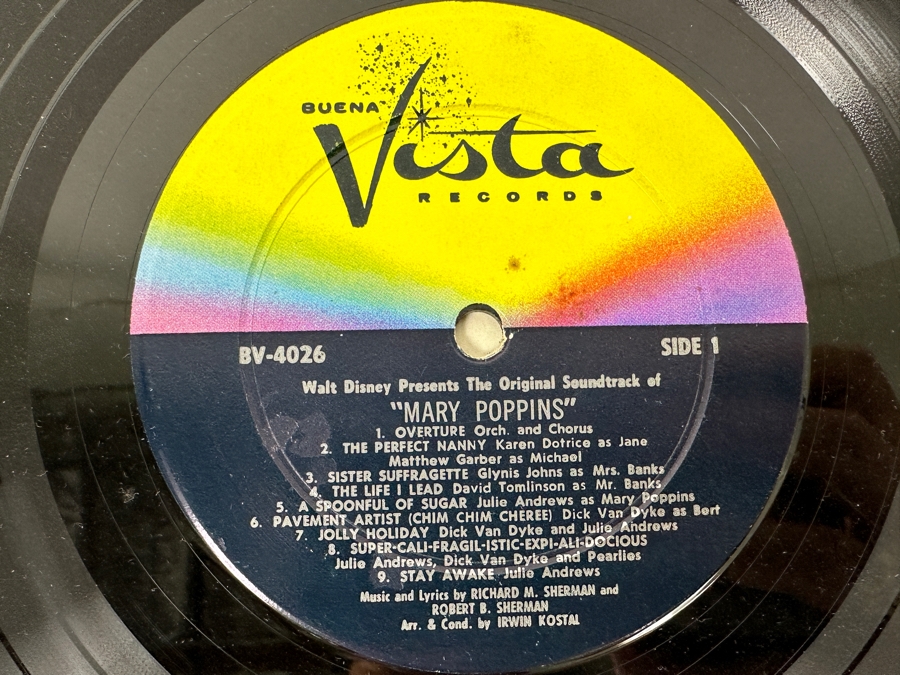 Walt Disney Original Soundtrack Of 'Mary Poppins' Gatefold Vinyl Record [Photo 5]