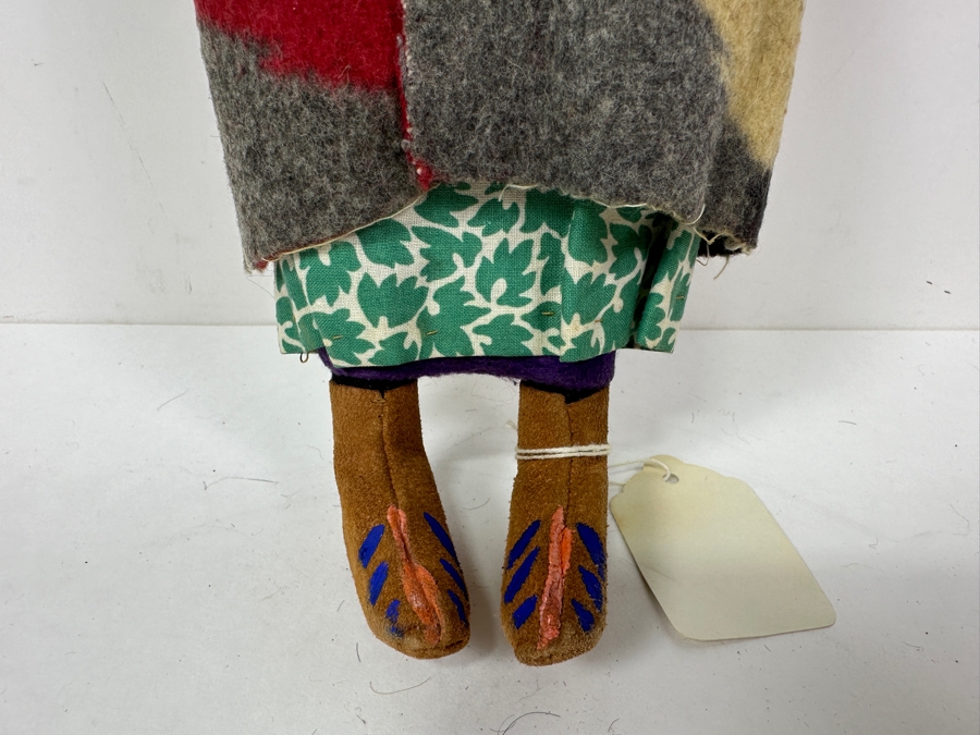 Vintage 1945 Handmade American Indian Doll From Albuquerque, New Mexico 13'H [Photo 5]