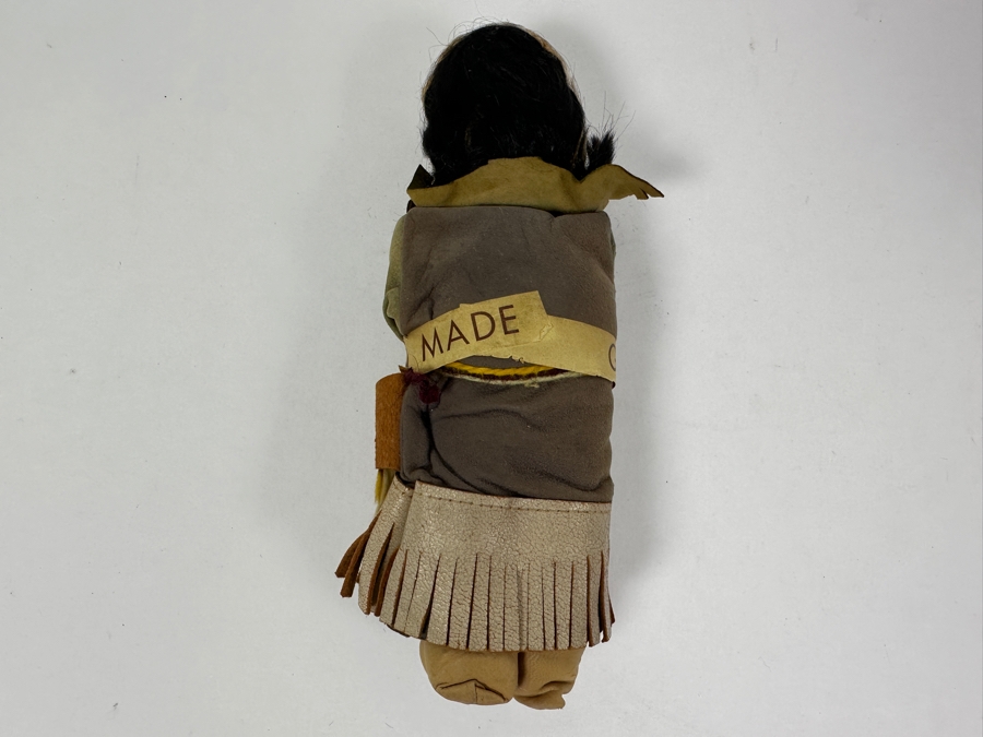 Vintage Handmade American Indian Doll 7'H [Photo 7]