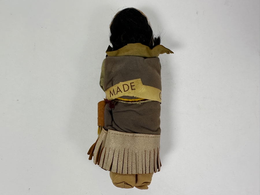 Vintage Handmade American Indian Doll 7'H [Photo 6]