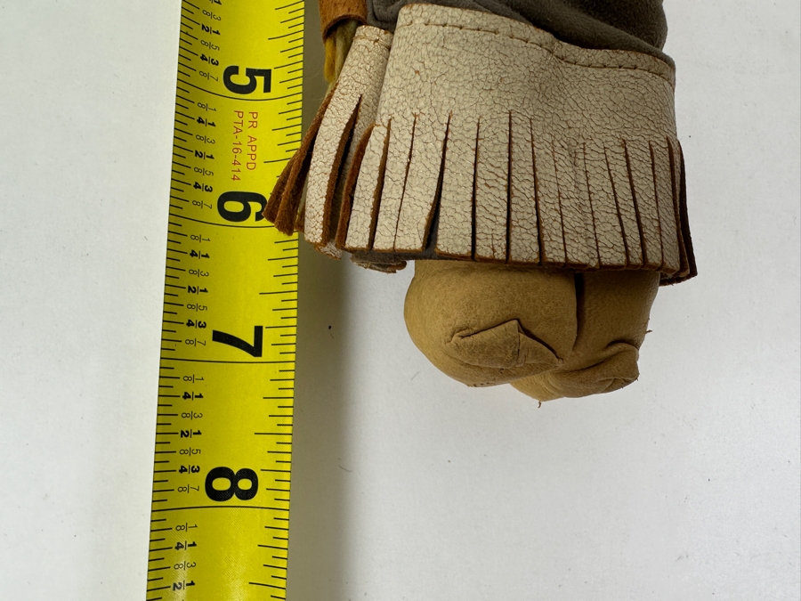 Vintage Handmade American Indian Doll 7'H [Photo 8]
