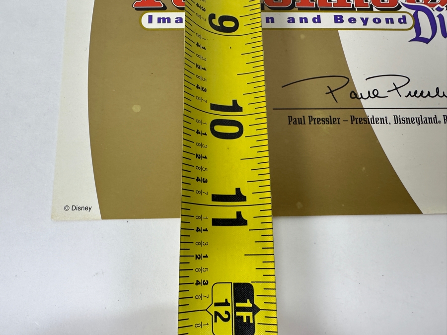 Promotional Lenticular Print For The 1998 Relaunch Of Tomorrowland At Disneyland 9 X 11 [Photo 5]