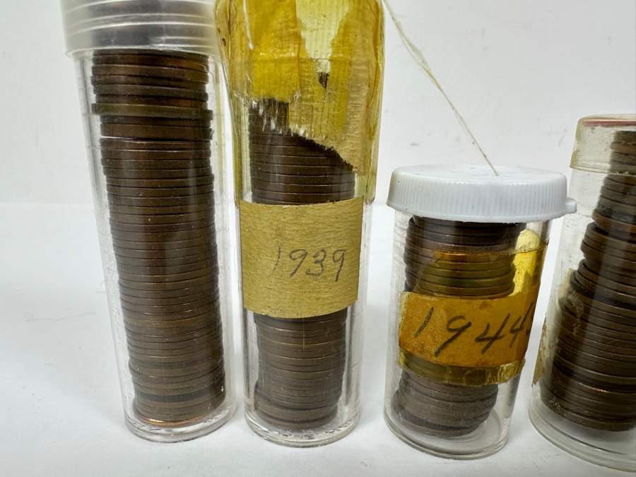 Collection Of Wheat Pennies 1939, 1944S, 1955D & More [Photo 2]