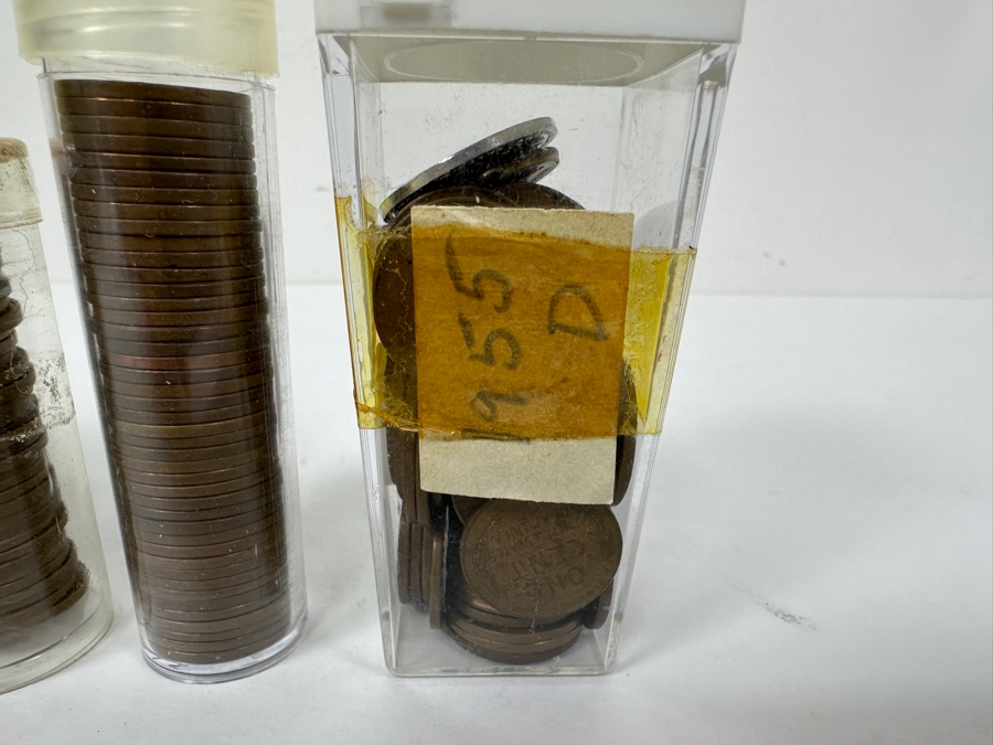 Collection Of Wheat Pennies 1939, 1944S, 1955D & More [Photo 5]
