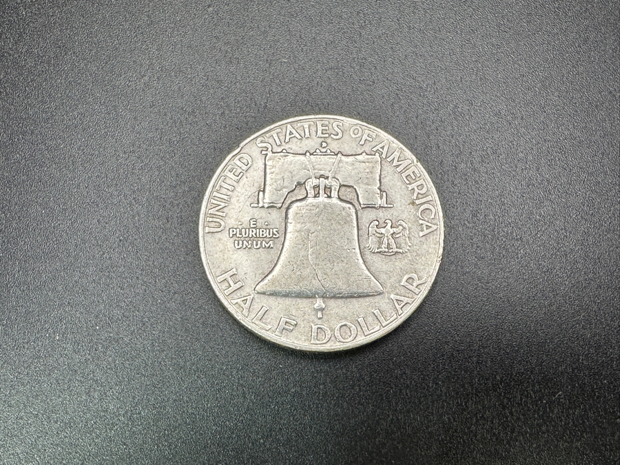 1957 Silver Franklin Half Dollar Coin [Photo 2]