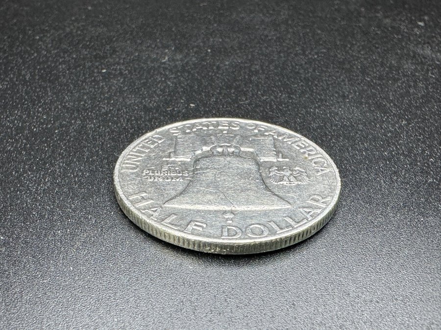 1957 Silver Franklin Half Dollar Coin [Photo 3]