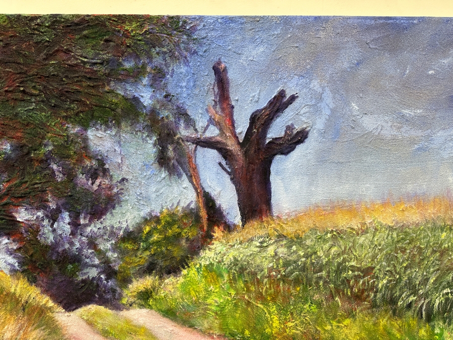 Gerrit Greve (1948-2024, Cardiff by the Sea, CA) Original Acrylic Painting On Canvas Untitled And Unsigned 60' X 45' Estimate $2,700 - $3,375 [Photo 4]