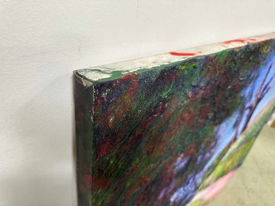 Gerrit Greve (1948-2024, Cardiff by the Sea, CA) Original Acrylic Painting On Canvas Untitled And Unsigned 60' X 45' Estimate $2,700 - $3,375 [Photo 6]