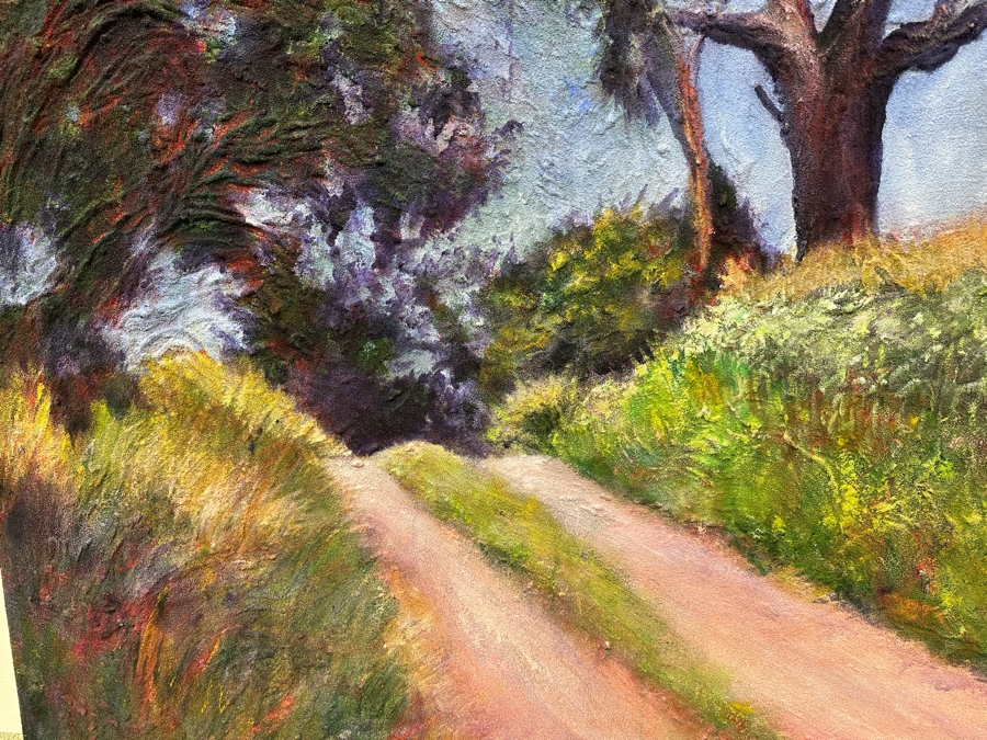 Gerrit Greve (1948-2024, Cardiff by the Sea, CA) Original Acrylic Painting On Canvas Untitled And Unsigned 60' X 45' Estimate $2,700 - $3,375 [Photo 2]