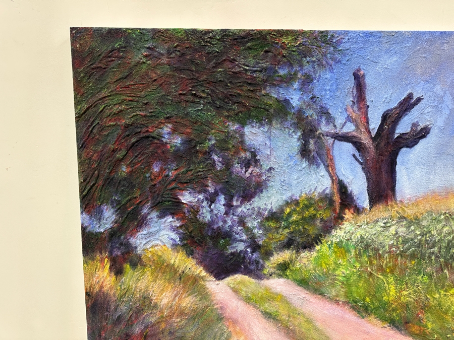 Gerrit Greve (1948-2024, Cardiff by the Sea, CA) Original Acrylic Painting On Canvas Untitled And Unsigned 60' X 45' Estimate $2,700 - $3,375 [Photo 5]