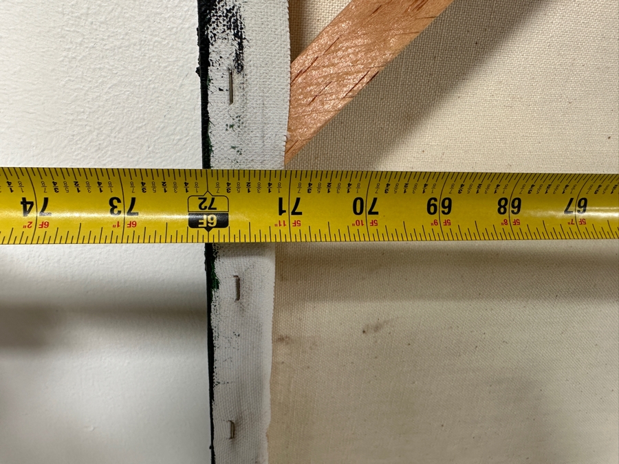 Gerrit Greve (1948-2024, Cardiff by the Sea, CA) Original Acrylic Diptych Painting On Canvas Untitled And Unsigned 72' X 48' Estimate $3,500 - $4,300 [Photo 9]