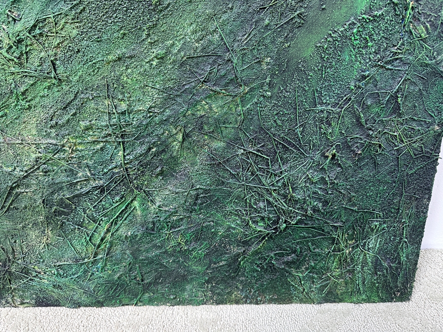 Gerrit Greve (1948-2024, Cardiff by the Sea, CA) Original Acrylic Diptych Painting On Canvas Untitled And Unsigned 72' X 48' Estimate $3,500 - $4,300 [Photo 5]