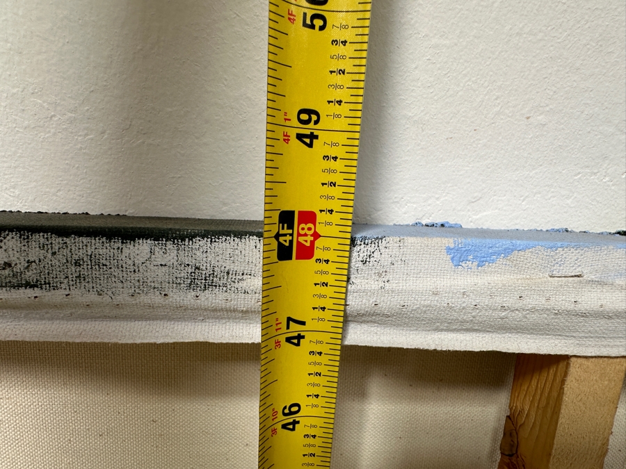 Gerrit Greve (1948-2024, Cardiff by the Sea, CA) Original Acrylic Diptych Painting On Canvas Untitled And Unsigned 72' X 48' Estimate $3,500 - $4,300 [Photo 10]