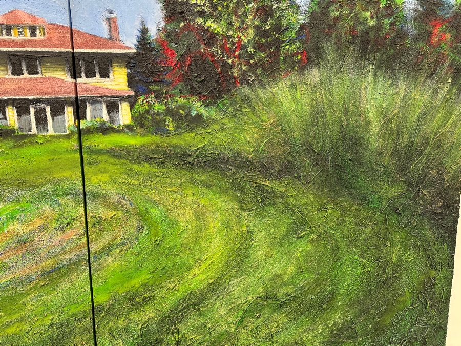 Gerrit Greve (1948-2024, Cardiff by the Sea, CA) Original Acrylic Diptych Painting On Canvas Untitled And Unsigned 72' X 48' Estimate $3,500 - $4,300 [Photo 3]