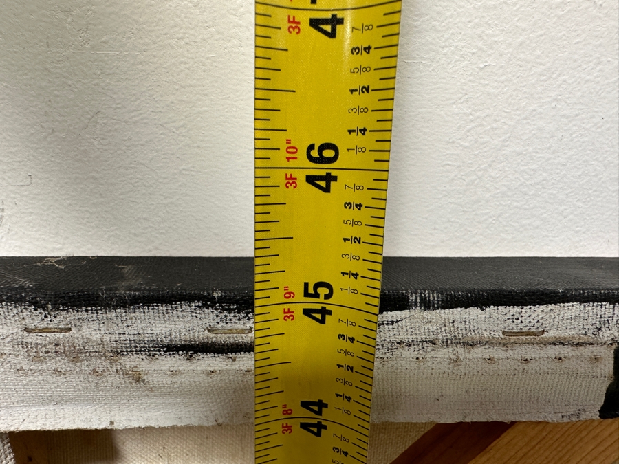 Gerrit Greve (1948-2024, Cardiff by the Sea, CA) Original Acrylic Painting On Canvas Untitled Signed Lower Right And Verso Dated 1994 72' X 45' Estimate $3,200 - $4,000 [Photo 10]