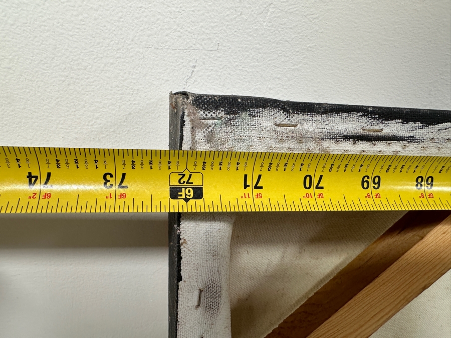 Gerrit Greve (1948-2024, Cardiff by the Sea, CA) Original Acrylic Painting On Canvas Untitled Signed Lower Right And Verso Dated 1994 72' X 45' Estimate $3,200 - $4,000 [Photo 9]