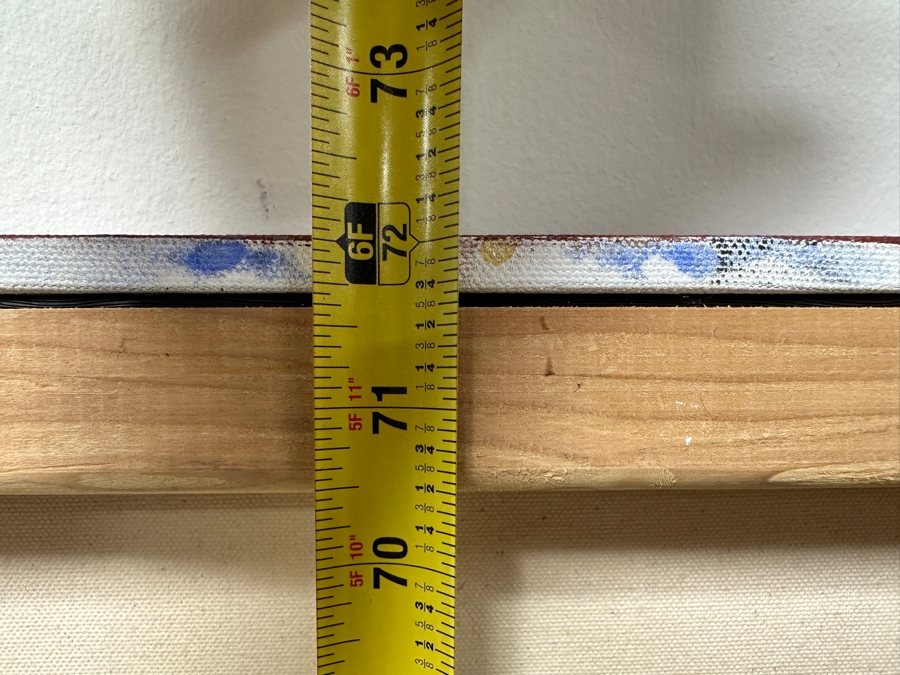 Gerrit Greve (1948-2024, Cardiff by the Sea, CA) Original Acrylic Painting On Canvas Titled 'Journey 142' Signed Verso Dated 2007 48' X 72' Estimate $3,500 - $4,300 [Photo 10]