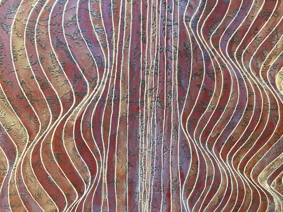 Gerrit Greve (1948-2024, Cardiff by the Sea, CA) Original Acrylic Painting On Canvas Titled 'Journey 142' Signed Verso Dated 2007 48' X 72' Estimate $3,500 - $4,300 [Photo 4]