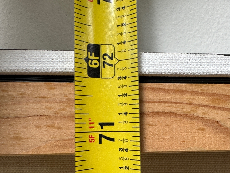 Gerrit Greve (1948-2024, Cardiff by the Sea, CA) Original Acrylic Painting On Canvas Titled 'Santa Ana Seas #3' Signed Verso Dated 2003 48' X 72' Estimate $3,500 - $4,300 [Photo 10]