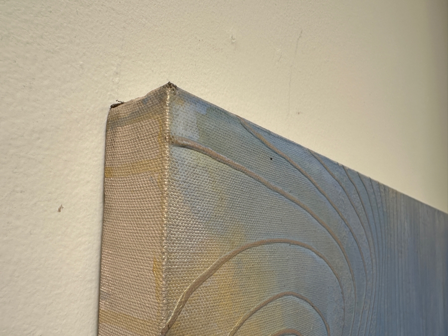 Gerrit Greve (1948-2024, Cardiff by the Sea, CA) Original Acrylic Mixed-Media Sand Painting On Canvas Untitled Signed Verso 48' X 72' Estimate $3,500 - $4,300 [Photo 6]