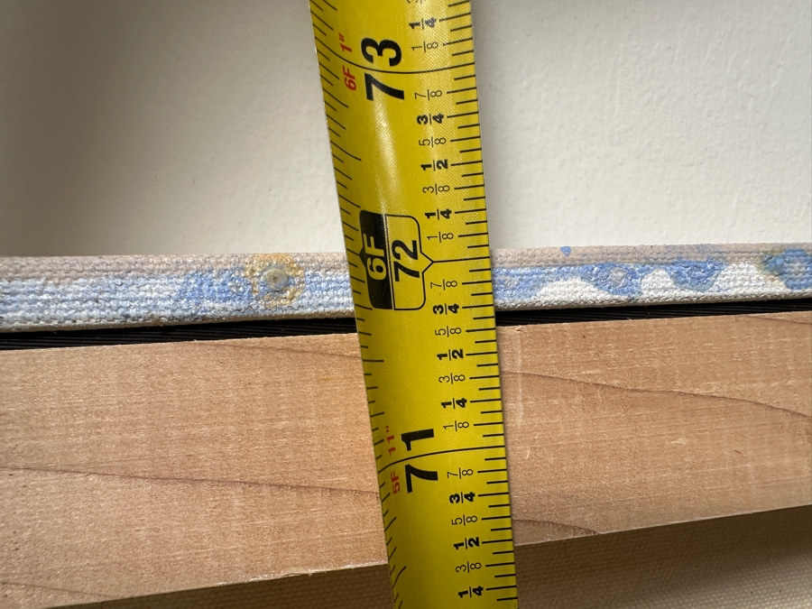 Gerrit Greve (1948-2024, Cardiff by the Sea, CA) Original Acrylic Mixed-Media Sand Painting On Canvas Untitled Signed Verso 48' X 72' Estimate $3,500 - $4,300 [Photo 10]