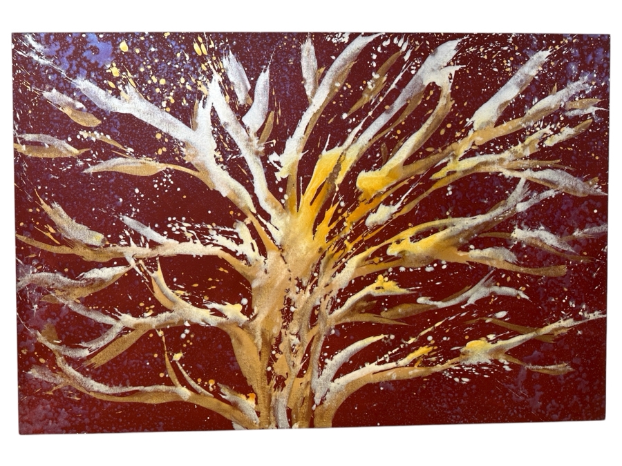 Gerrit Greve (1948-2024, Cardiff by the Sea, CA) Original Acrylic Painting On Canvas Untitled And Unsigned 72' X 48' Estimate $3,500 - $4,300